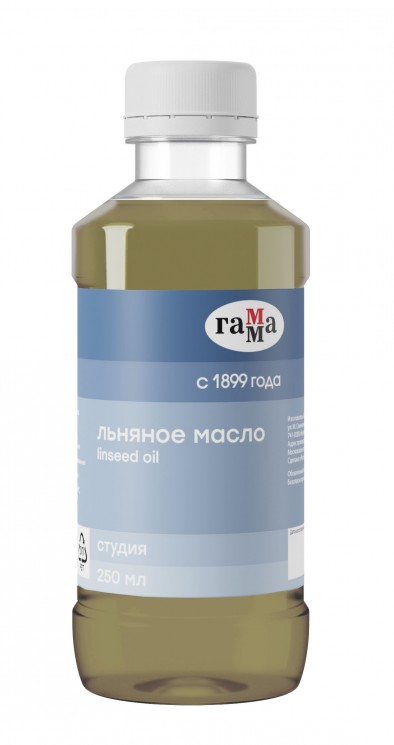 Масло льняное Гамма "Студия", 250 мл