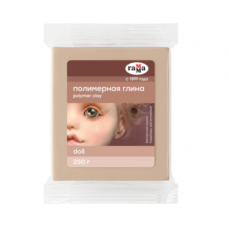 Полимерная глина DOLL, 250 г., телесный